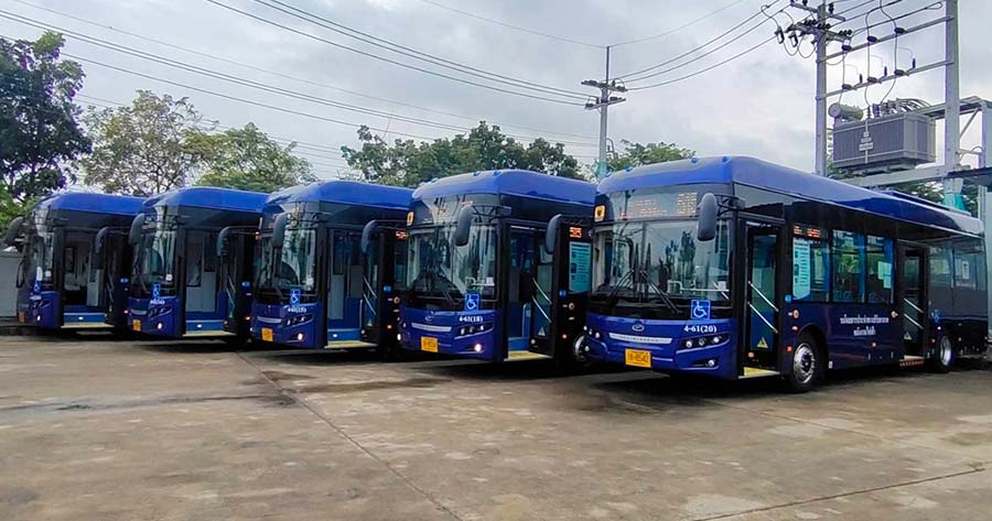 เปิดบริการแล้ววันนี้! รถเมล์ EV สาย 515 เส้นทาง ศาลายา-อนุสาวรีย์ชัยฯ